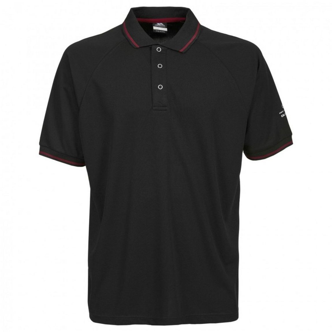 Polo Shirt Polyester Black/Red main product photo