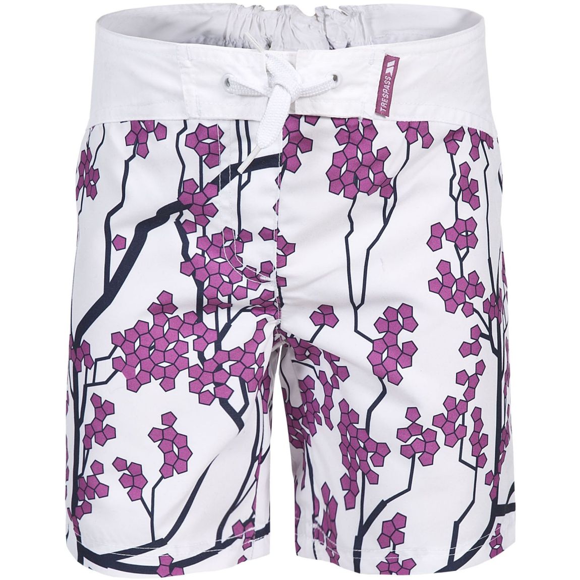 Childrens Girls Mabel Summer Shorts White main product photo