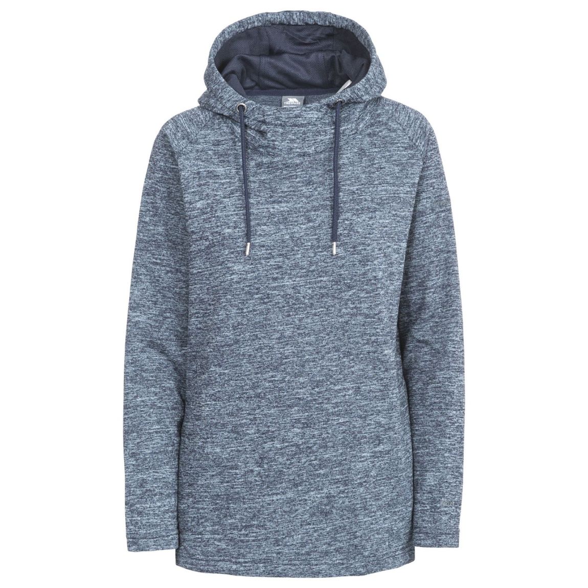 Womens/Ladies Stumble Hooded Fleece Navy Marl main product photo