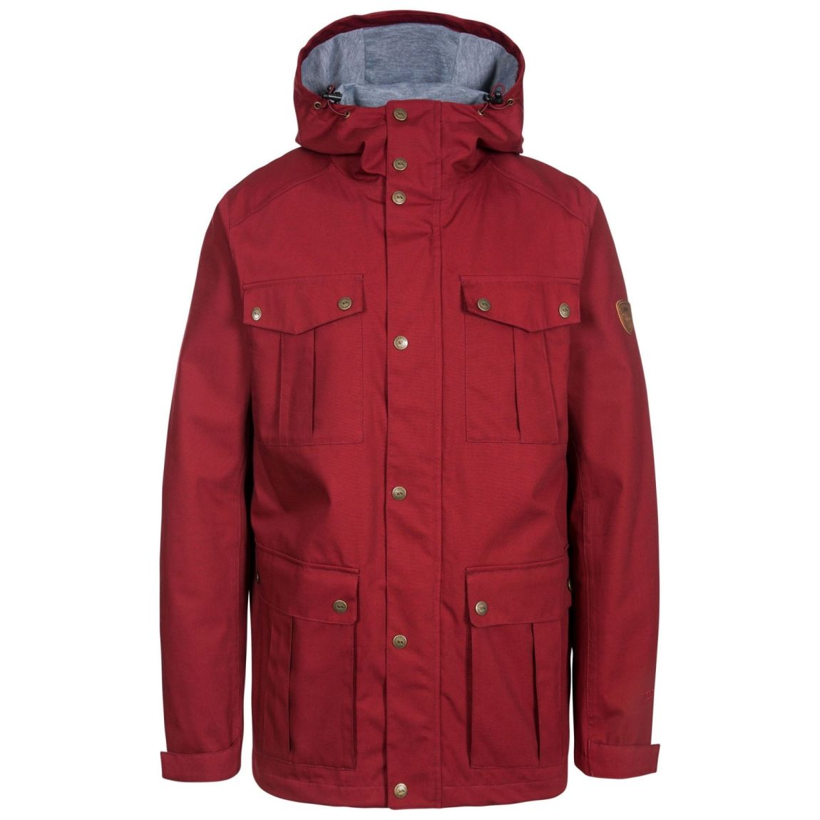 Mens Raharra Waterproof Jacket Merlot main product photo
