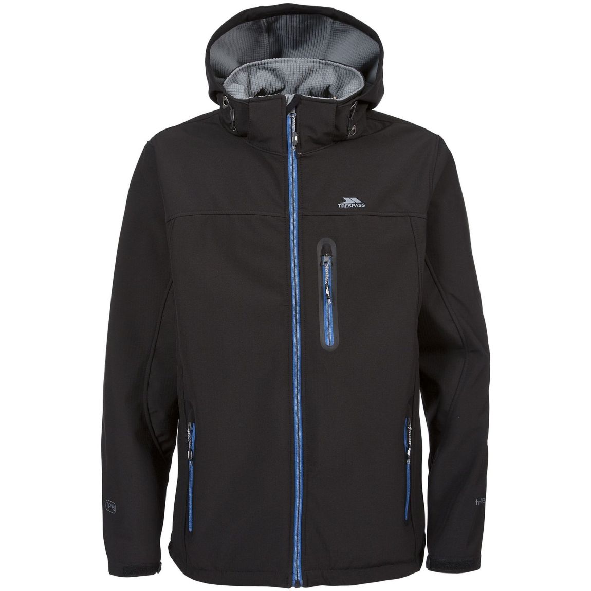 Soft Shell Jacket Hebron Polyester Black main product photo