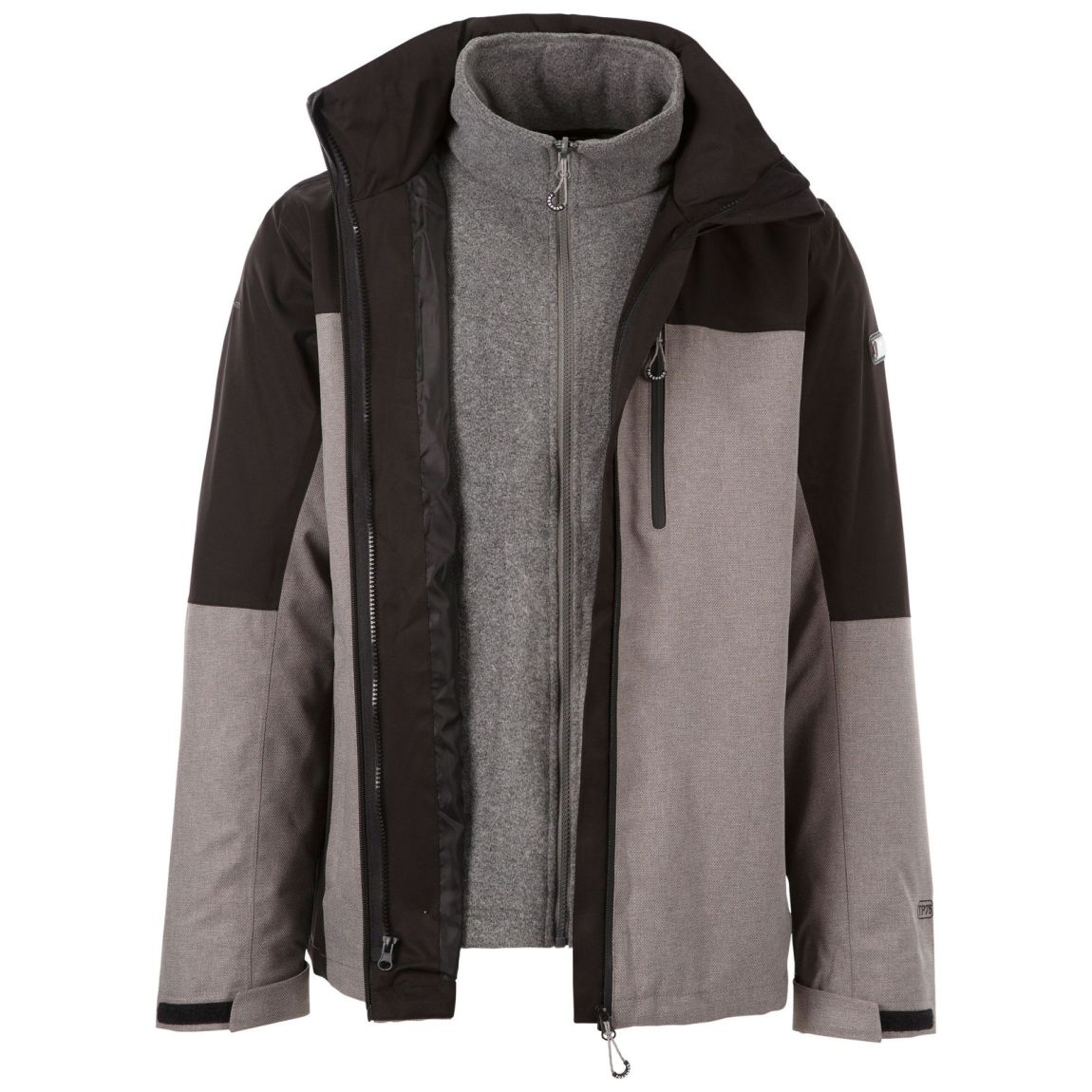 Waterproof Jacket Austerywick Polyester Grey Marl main product photo