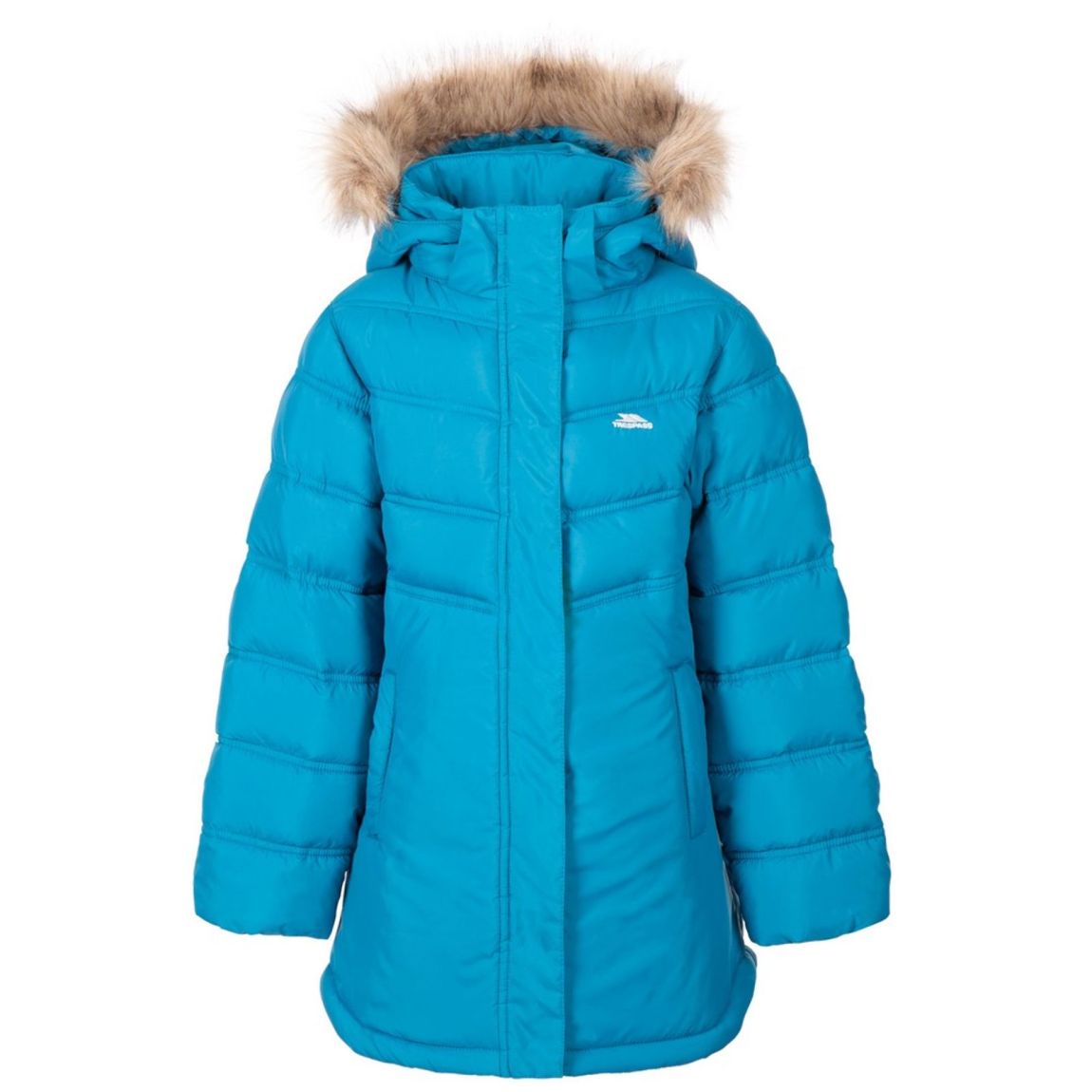 Padded Jacket Charming Polyester Rich Teal main product photo
