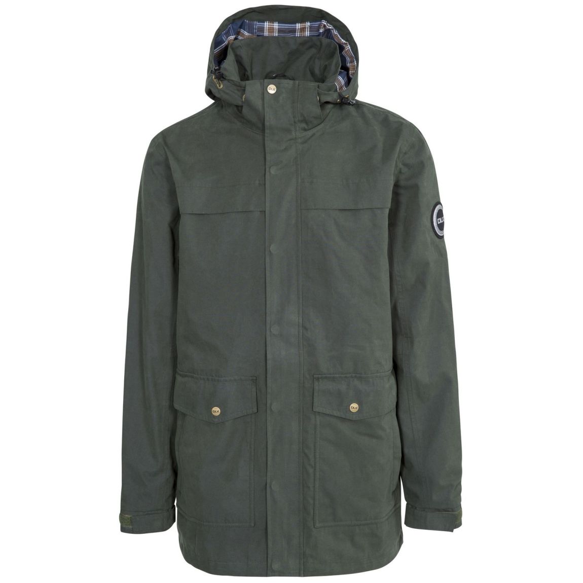 Mens Rowland Waterproof Jacket Olive main product photo