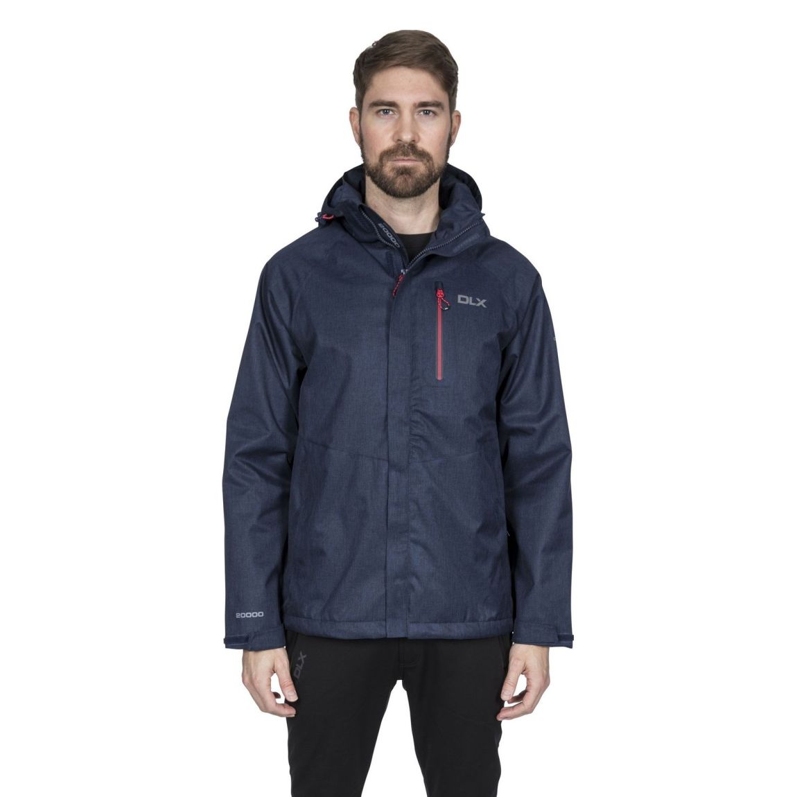 Waterproof Jacket Dupree Polyester Navy Marl main product photo