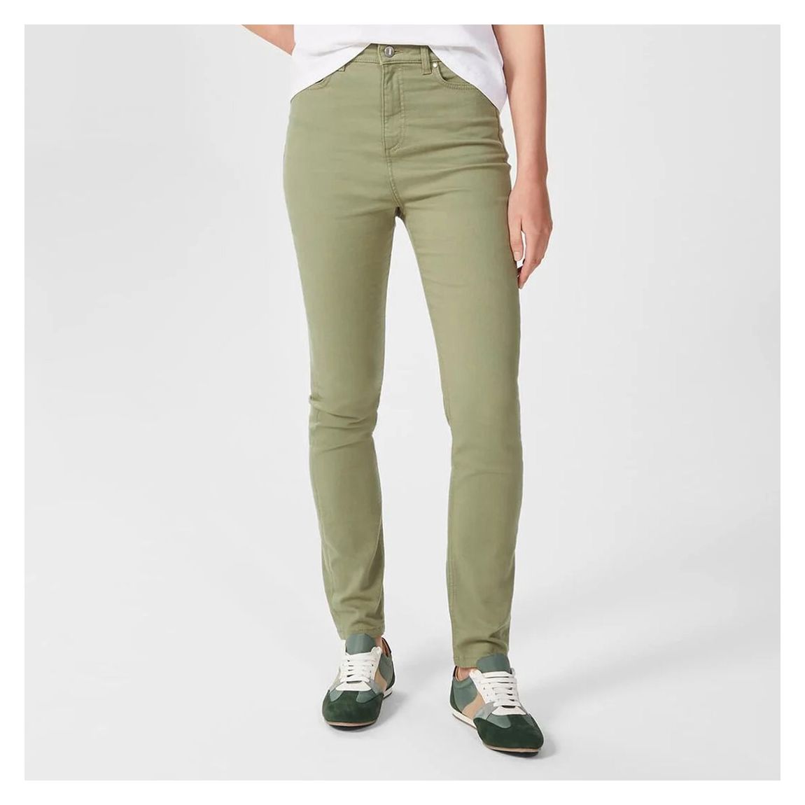 Green Gia Sculpting Jeans main product photo
