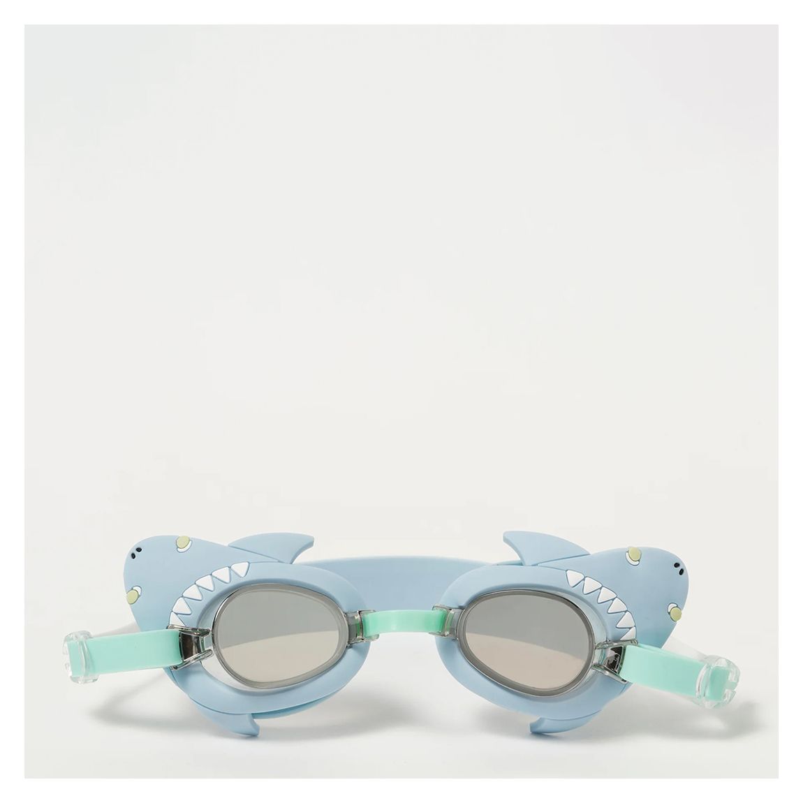 Salty the Shark Mini Swim Goggles Aqua main product photo