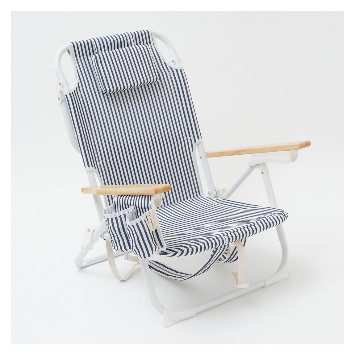 The Resort Luxe Beach Chair, Coastal Blue main product photo