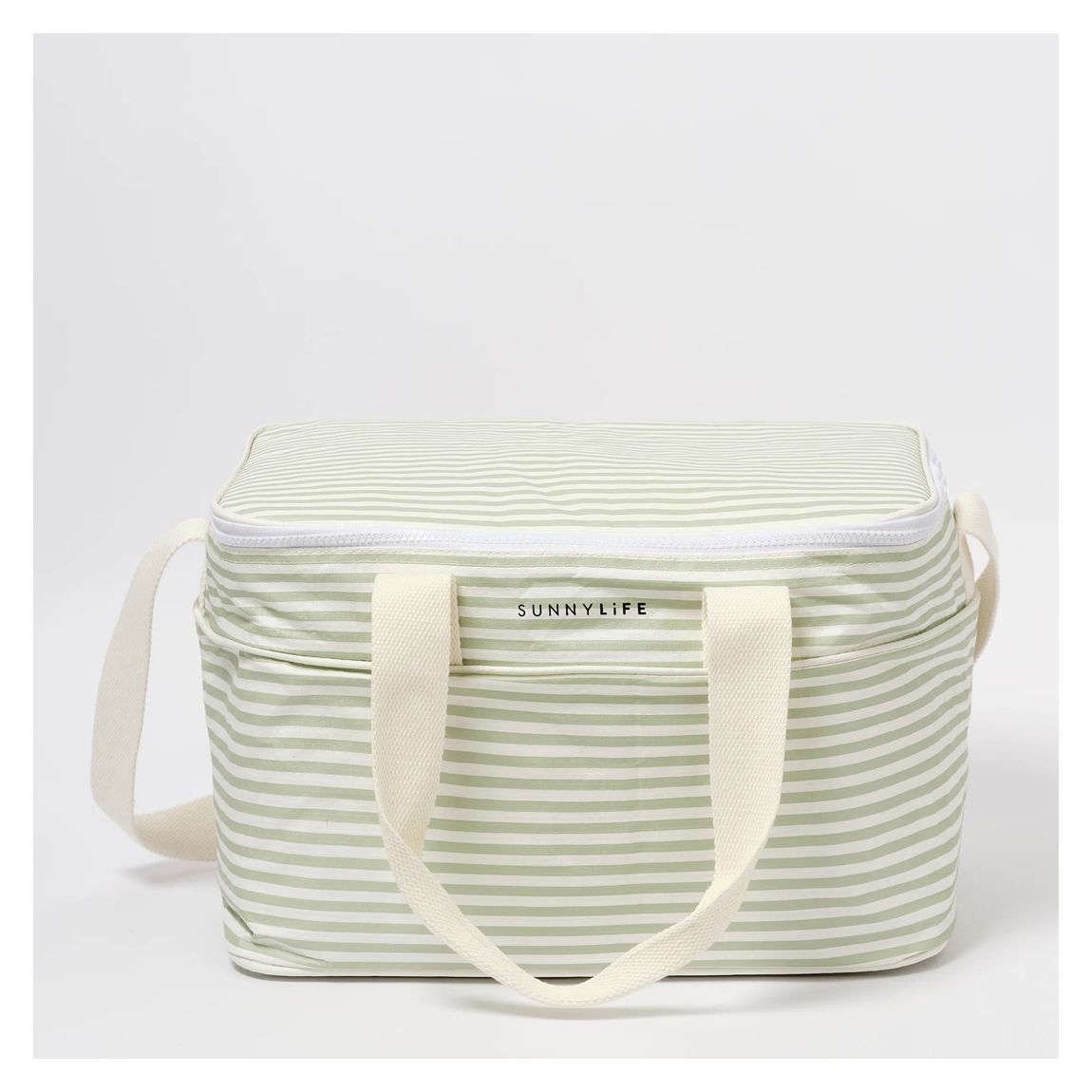 Light Cooler Bag La Palma, Sage Stripe main product photo