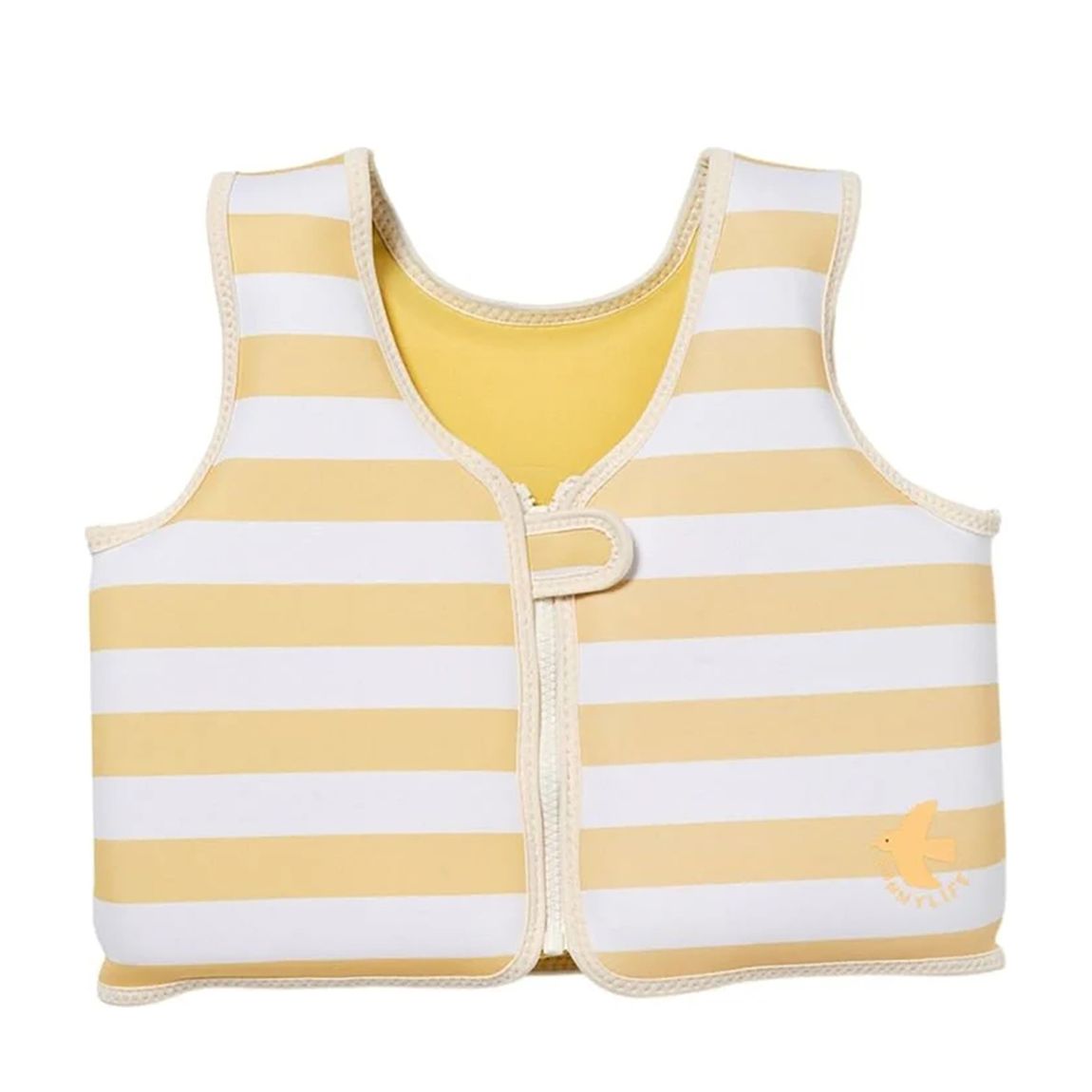 Kids Swim Vest 1-2 Sid the Seagull, Mustard Stripe main product photo