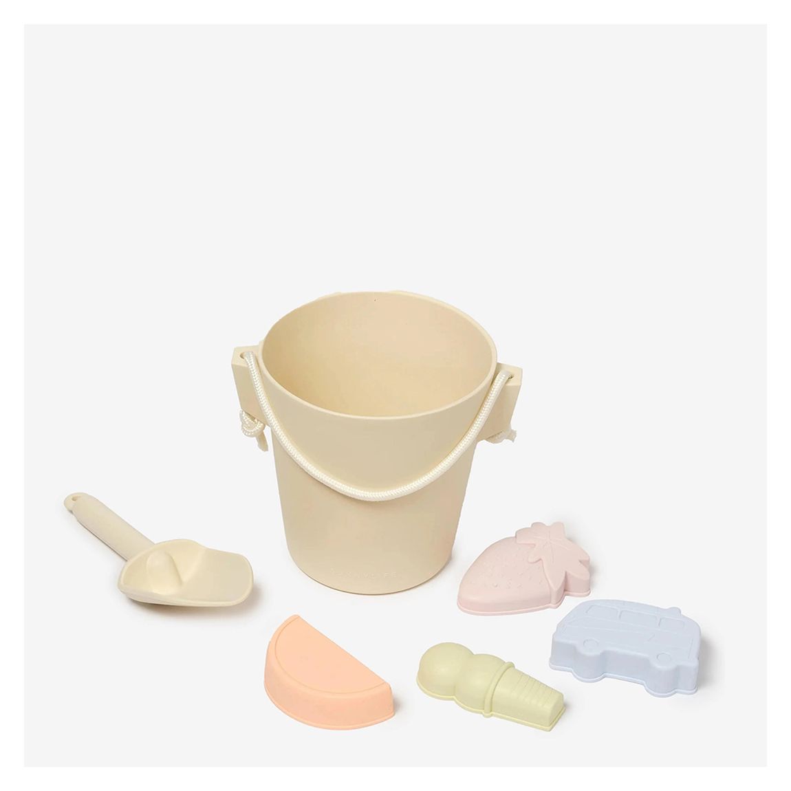 Silicone Bucket & Spade Set Apple Sorbet, Multi main product photo