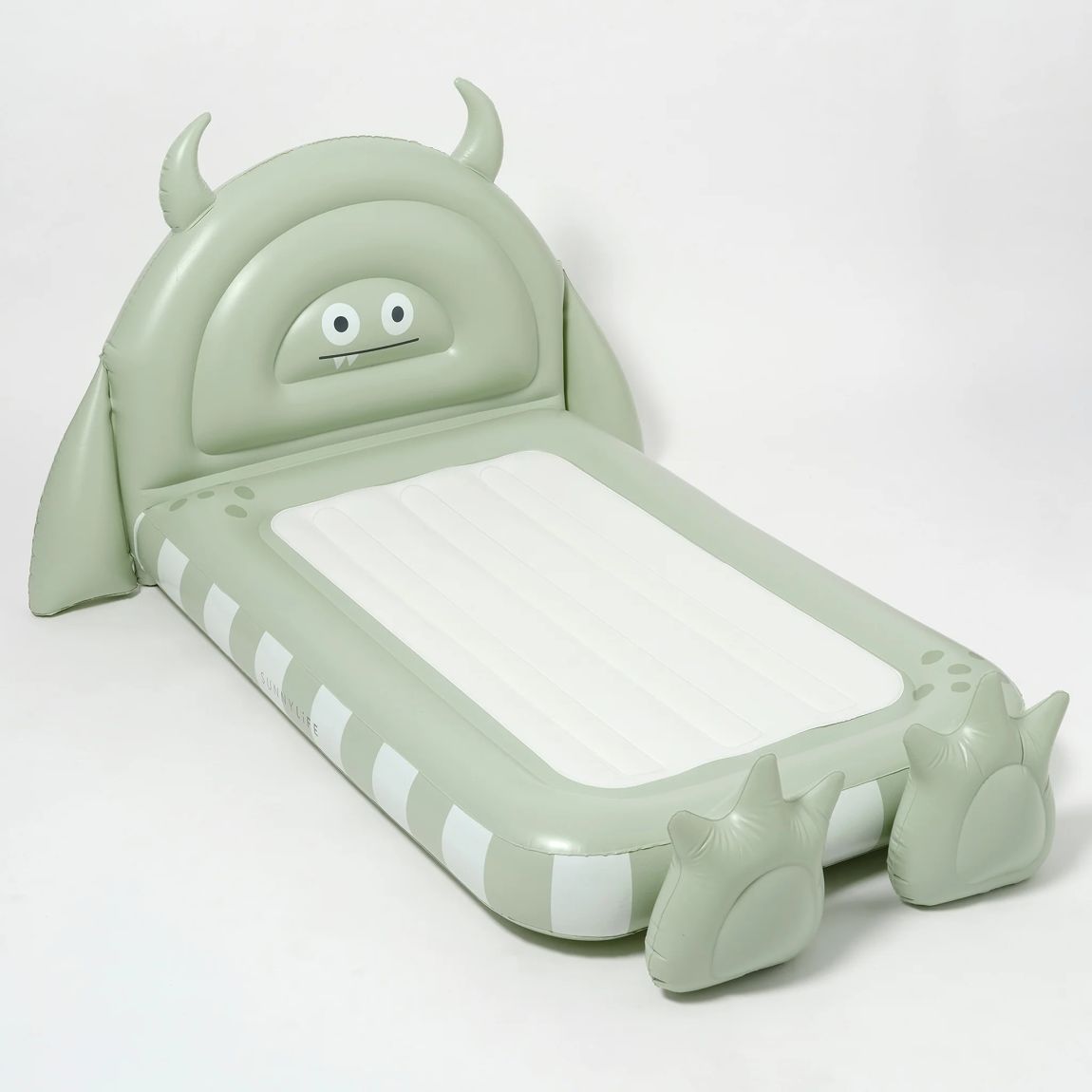 Kids Sleepover Bed Monster, Sage main product photo