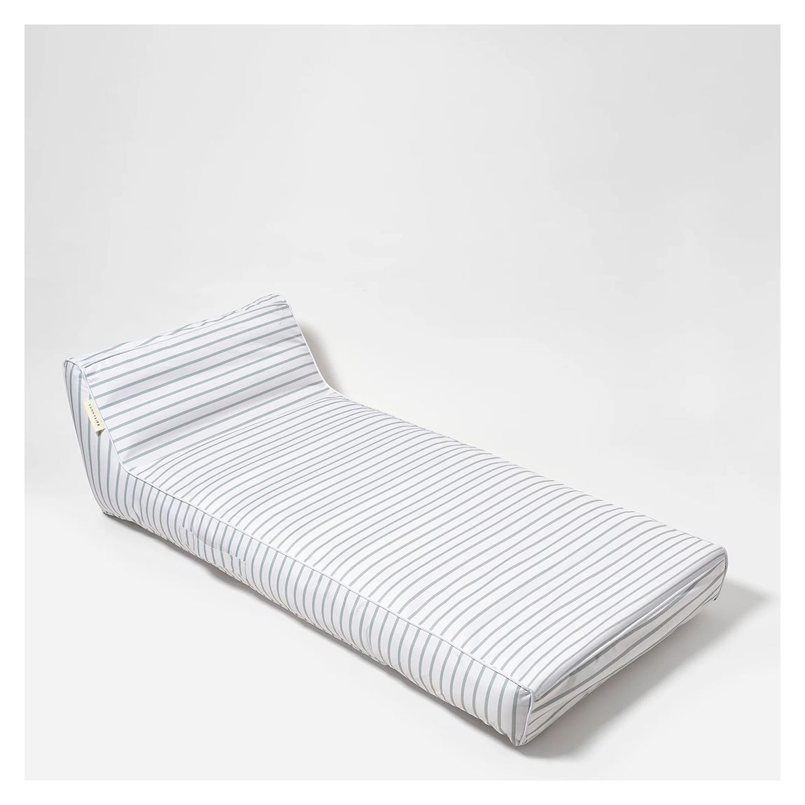 Luxe Lie-On Lounger La Palma, Sage Stripe main product photo