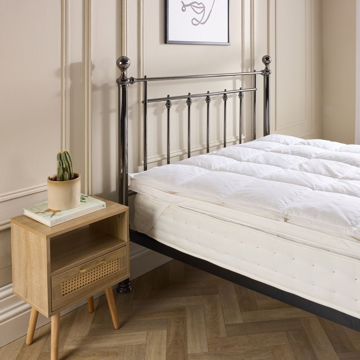 Duck Feather & Down Mattress Topper Single main product photo