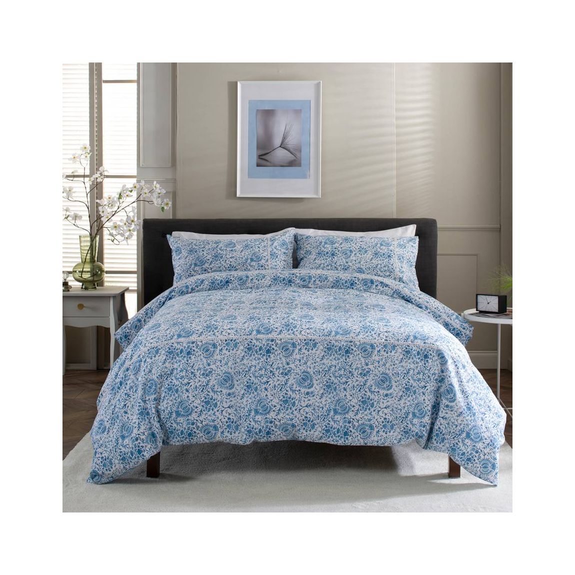Sterling Printed Percale Cotton Duvet Set SuperKing main product photo