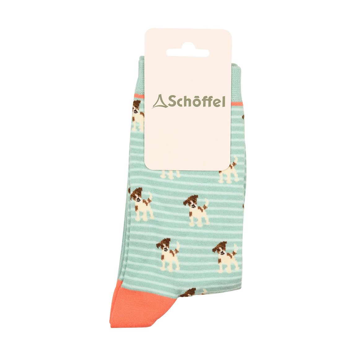 Sky Blue Printed Women′s Cotton Socks main product photo