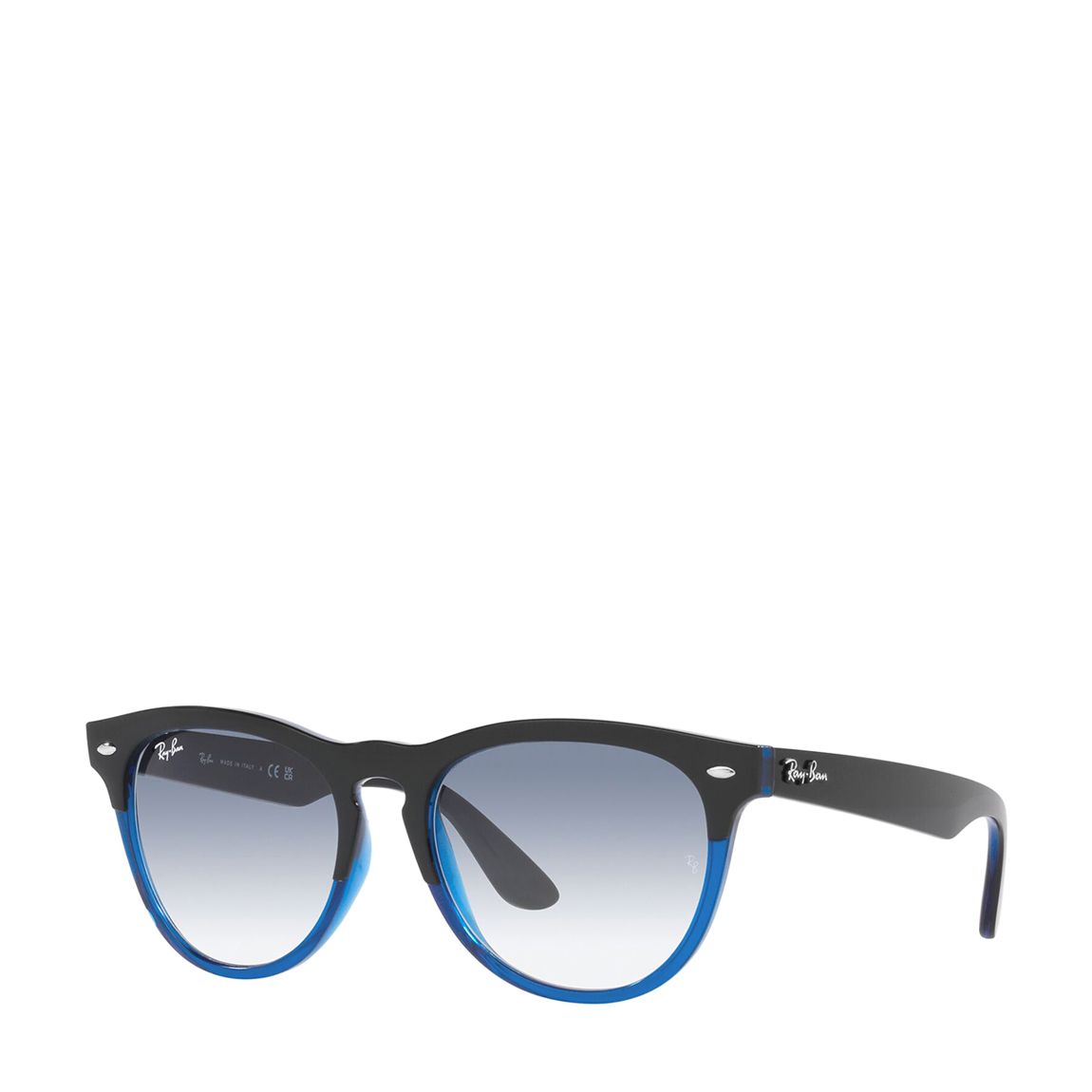 Black On Transparent Iris Sunglasses 54mm main product photo