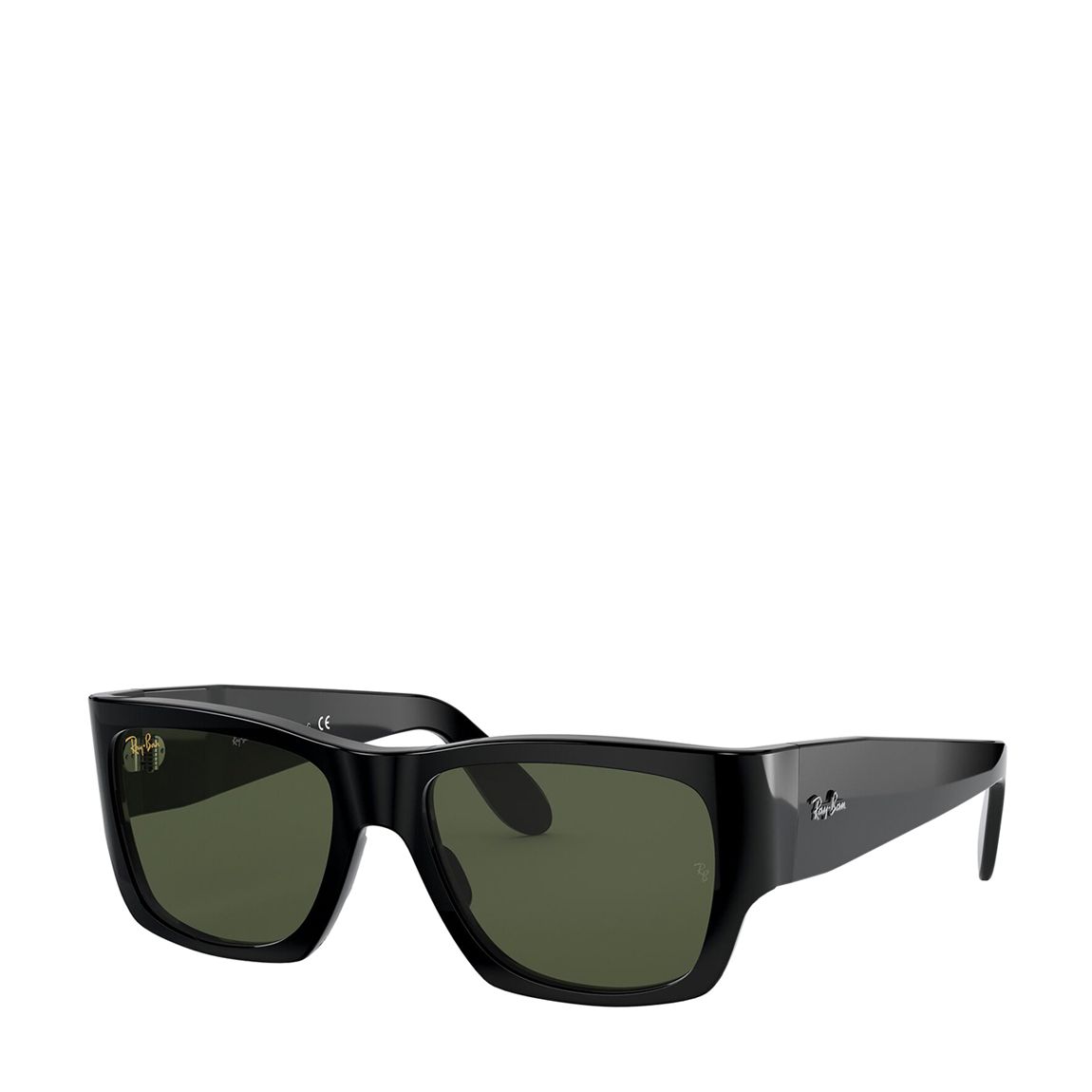 Black Wayfarer Nomad Sunglasses 54mm main product photo