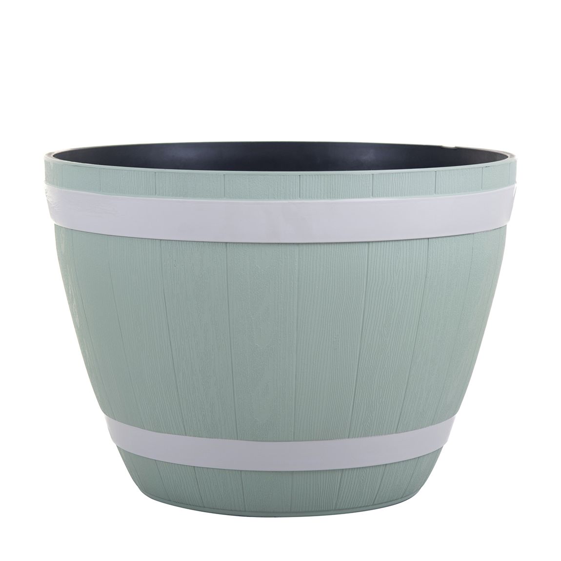 51cm Barrel Planter - Sage Green main product photo