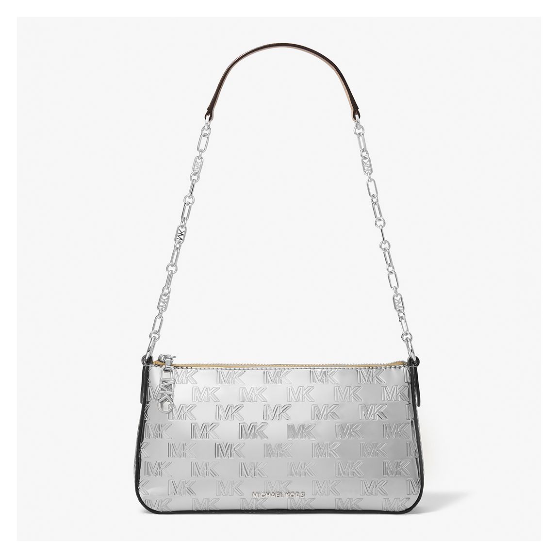 Silver Logo Empire Shoulder Bag main product photo