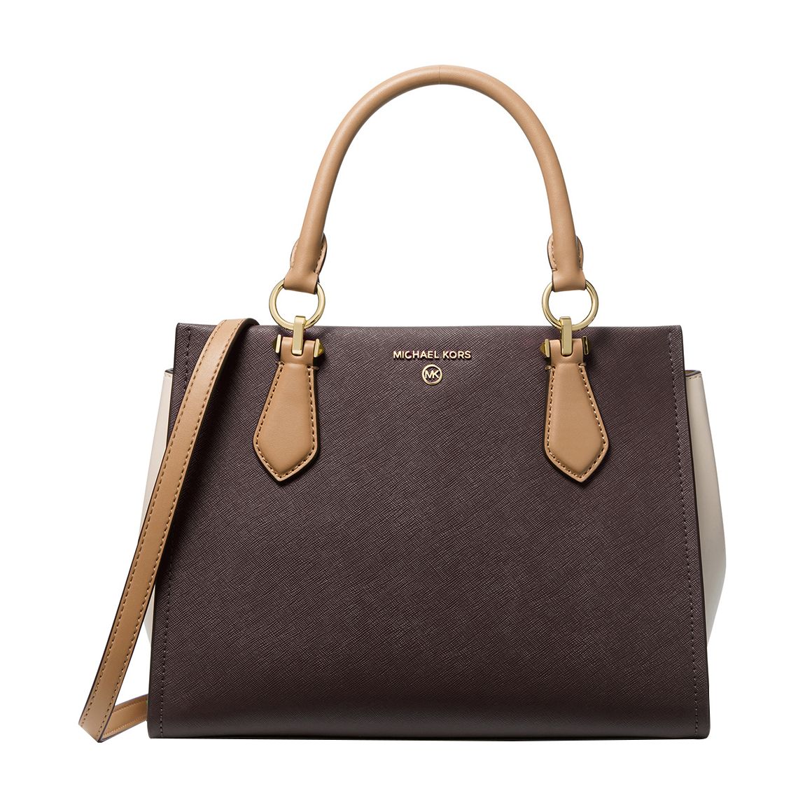 Chocolate/Ecru Marilyn Satchel main product photo