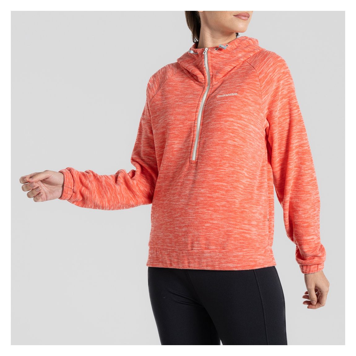 Coral Hooded Half Zip main product photo