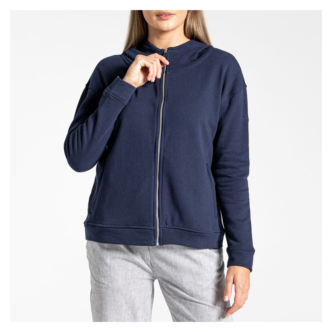 Navy Eden Hoodie main product photo