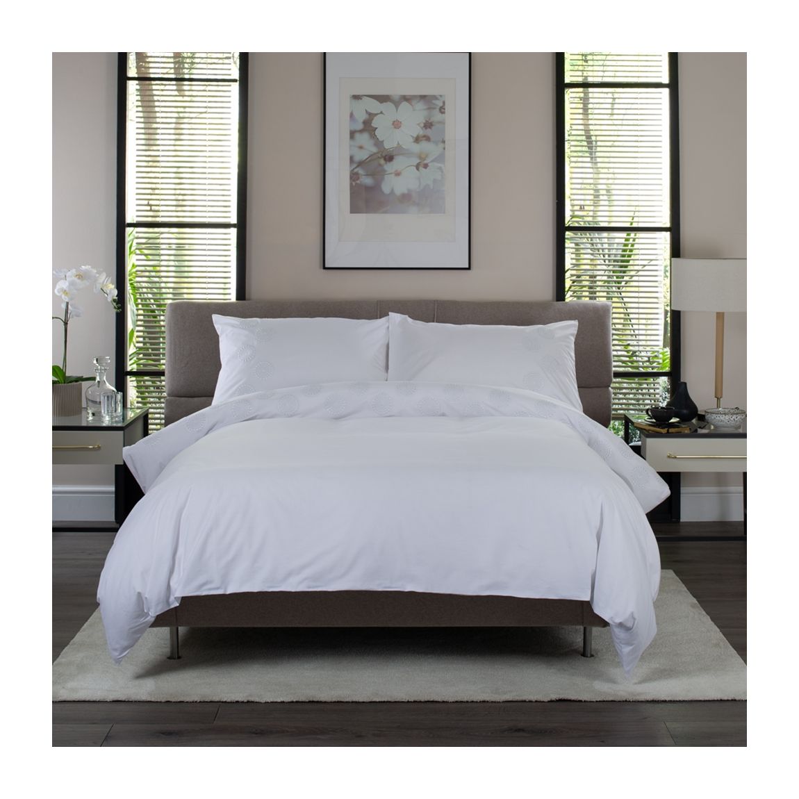 Spirals 200 Thread Count 100% Cotton Duvet Cover Set King main product photo