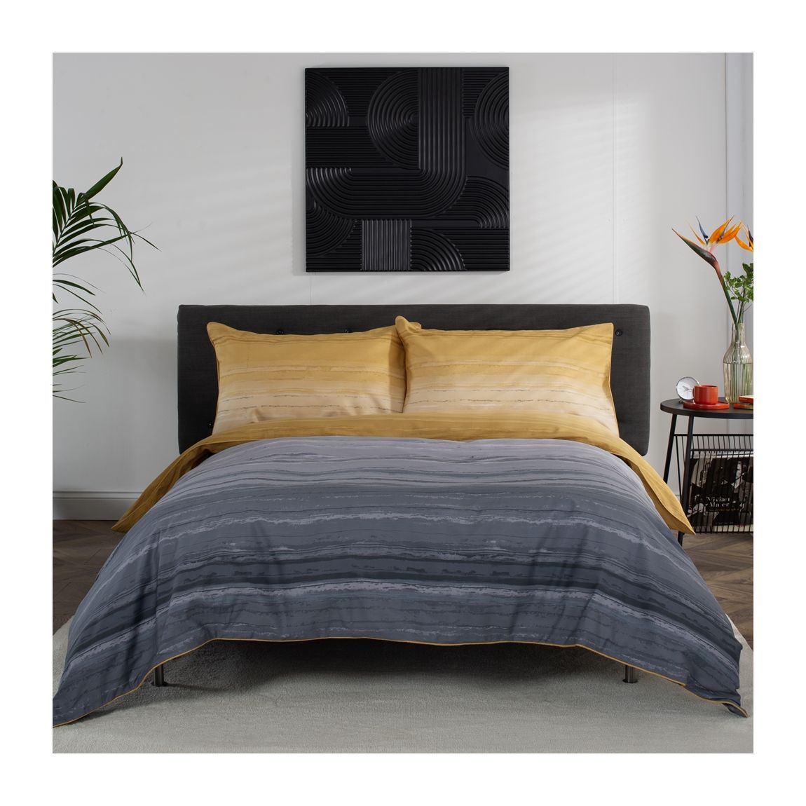 Sunset Printed Percale Cotton Duvet Set Single main product photo
