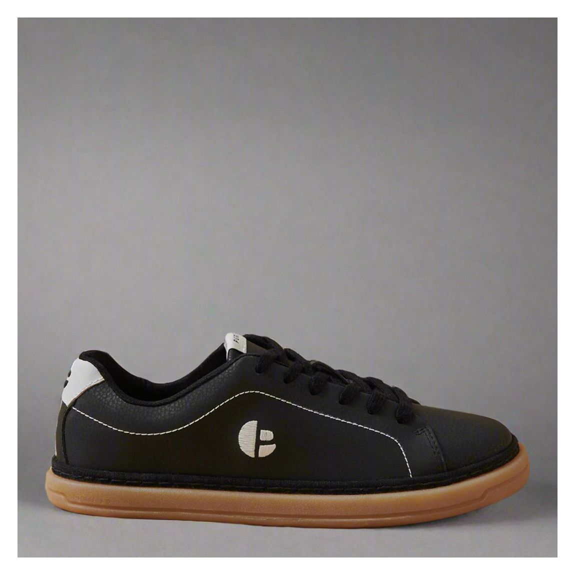 Unisex Black Gum Abaca Low Trainers main product photo