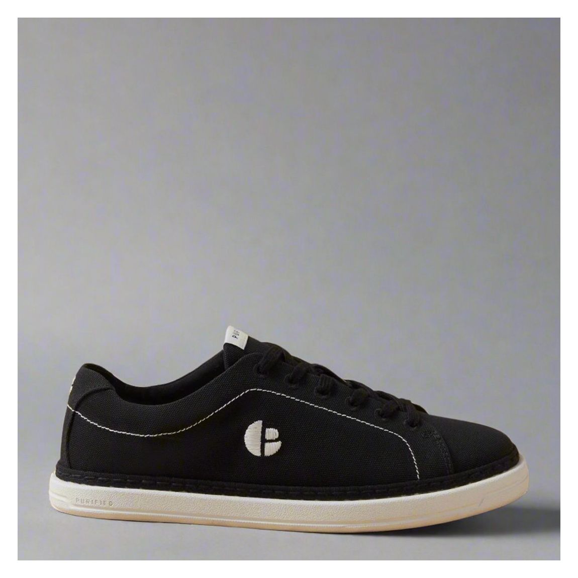 Unisex Black Gum Abaca Low Trainers main product photo