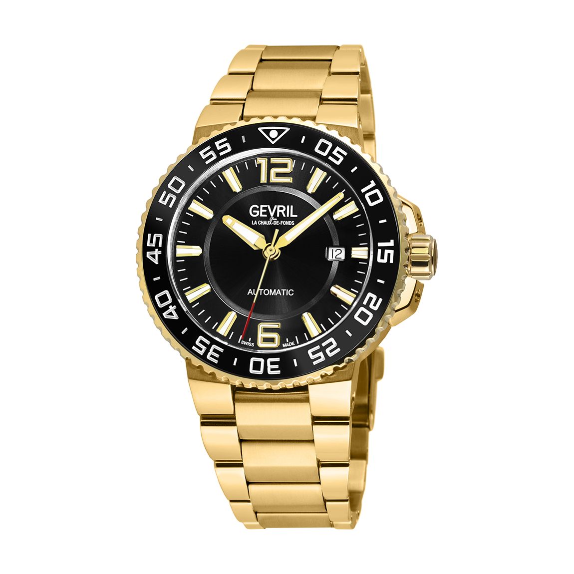 Black Riverside Swiss Automatic Watch 42 mm main product photo