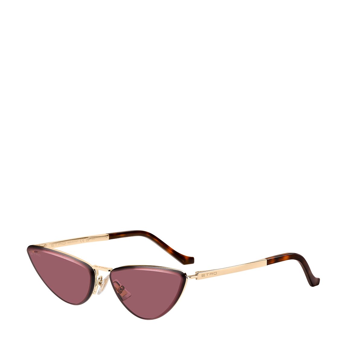 Rose Gold Cat Eye Sunglasses 64mm main product photo