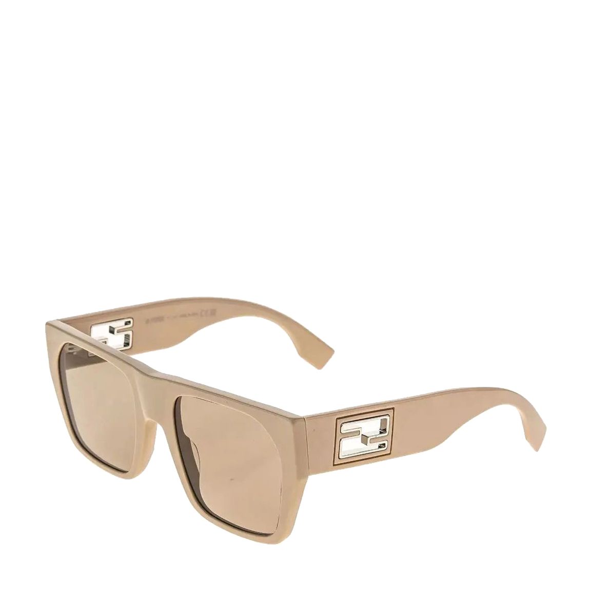 Women's Brown Fendi Sunglasses 57mm main product photo