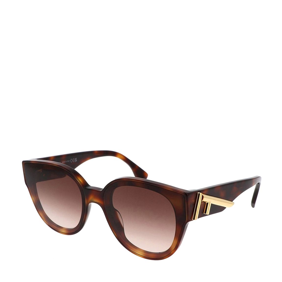 Women's Brown Fendi Sunglasses 65mm main product photo