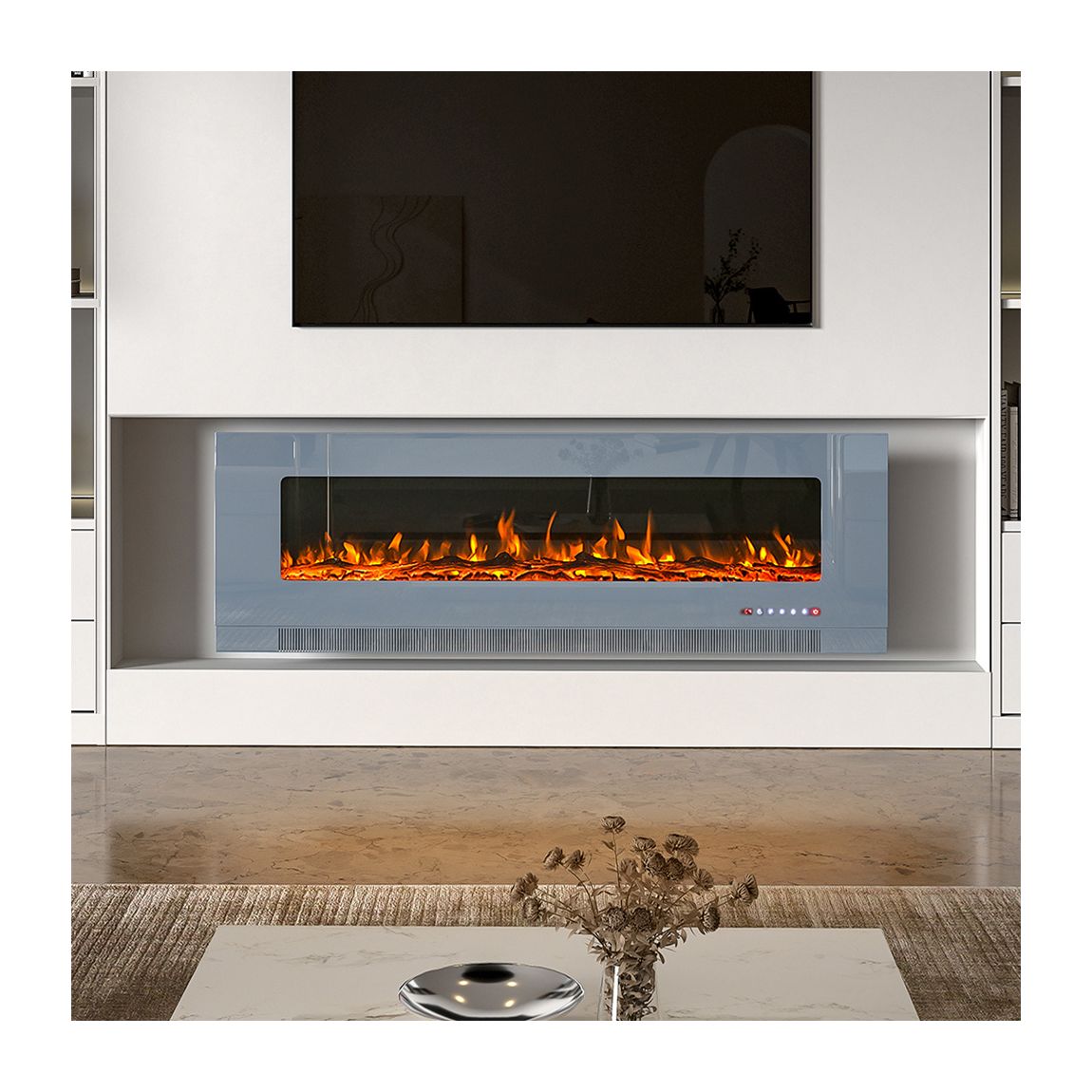 72inch Wall Mounted Electric Fireplace main product photo