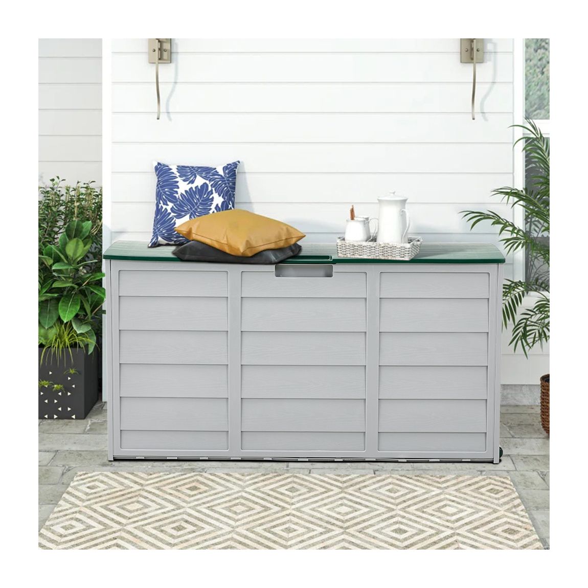 Outdoor Storage Deck Box with Wheels main product photo