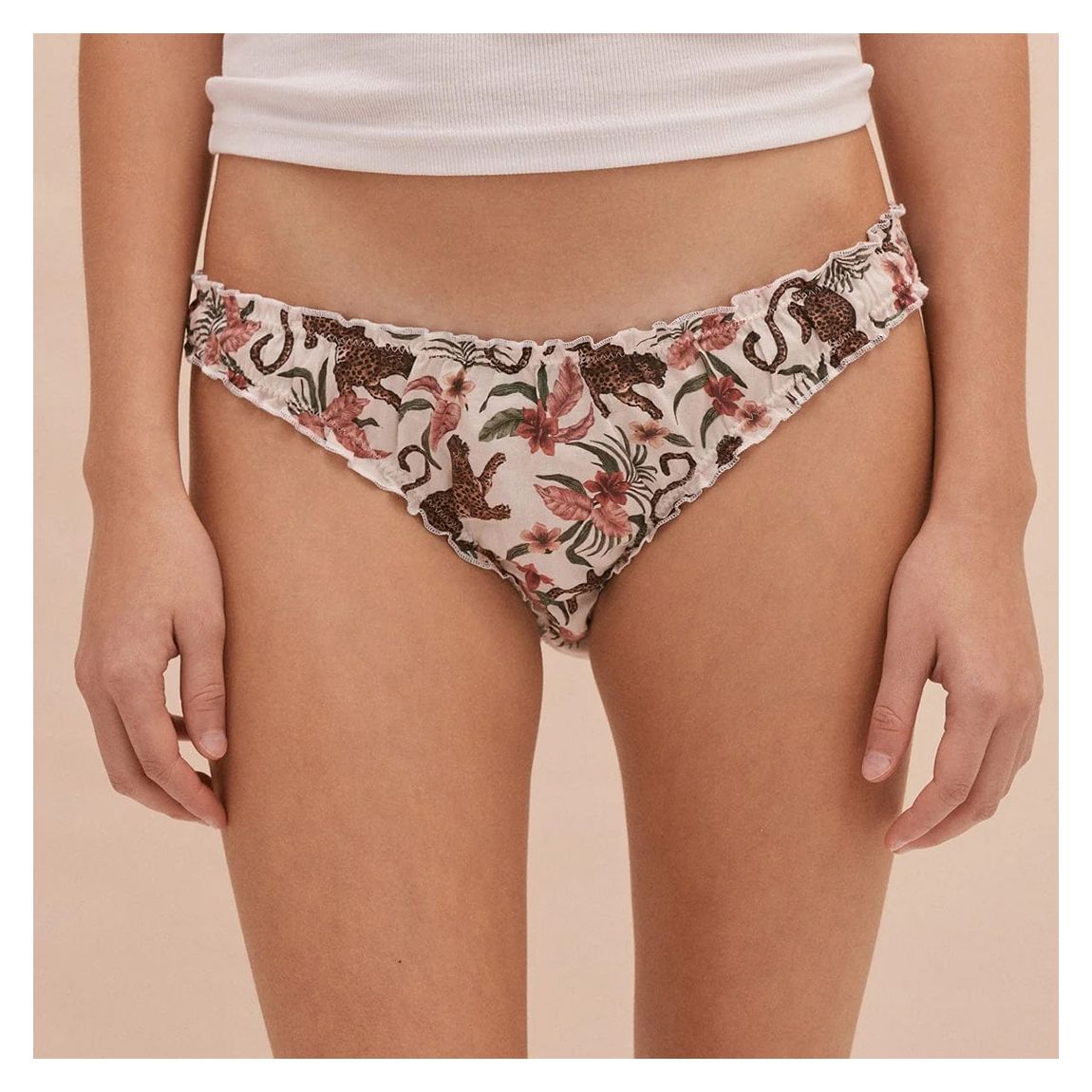 Women's Briefs Soleila Print Cream main product photo