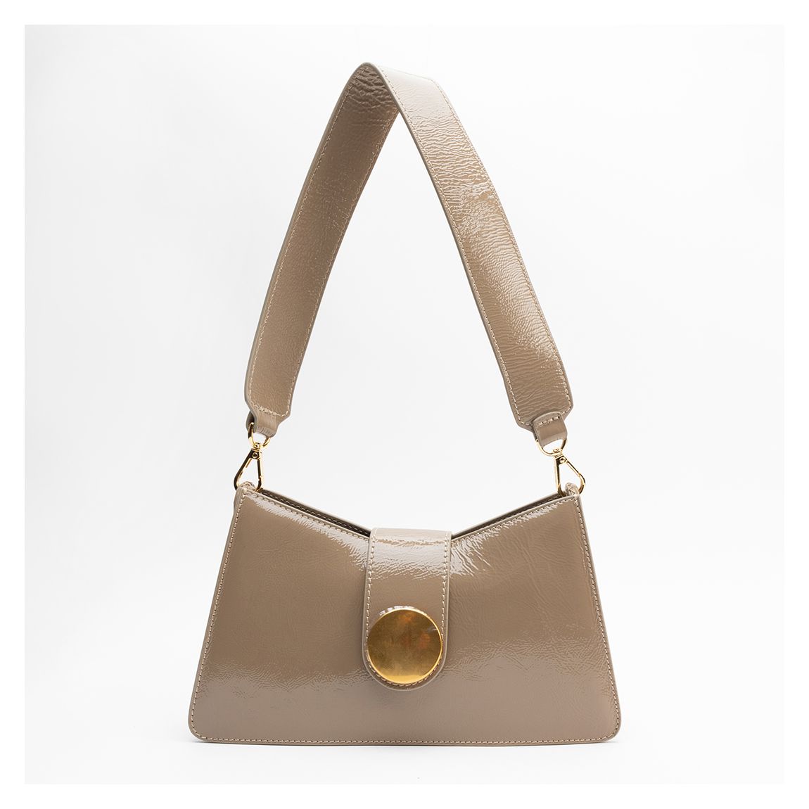 Mink Buckle Vintage Leather Handbag main product photo