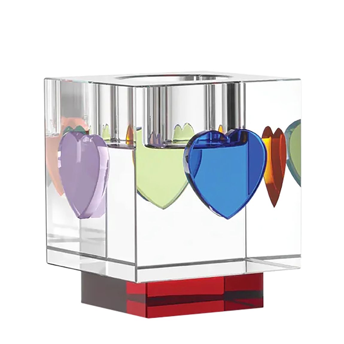Multi Lea Heart T-Light Holder main product photo