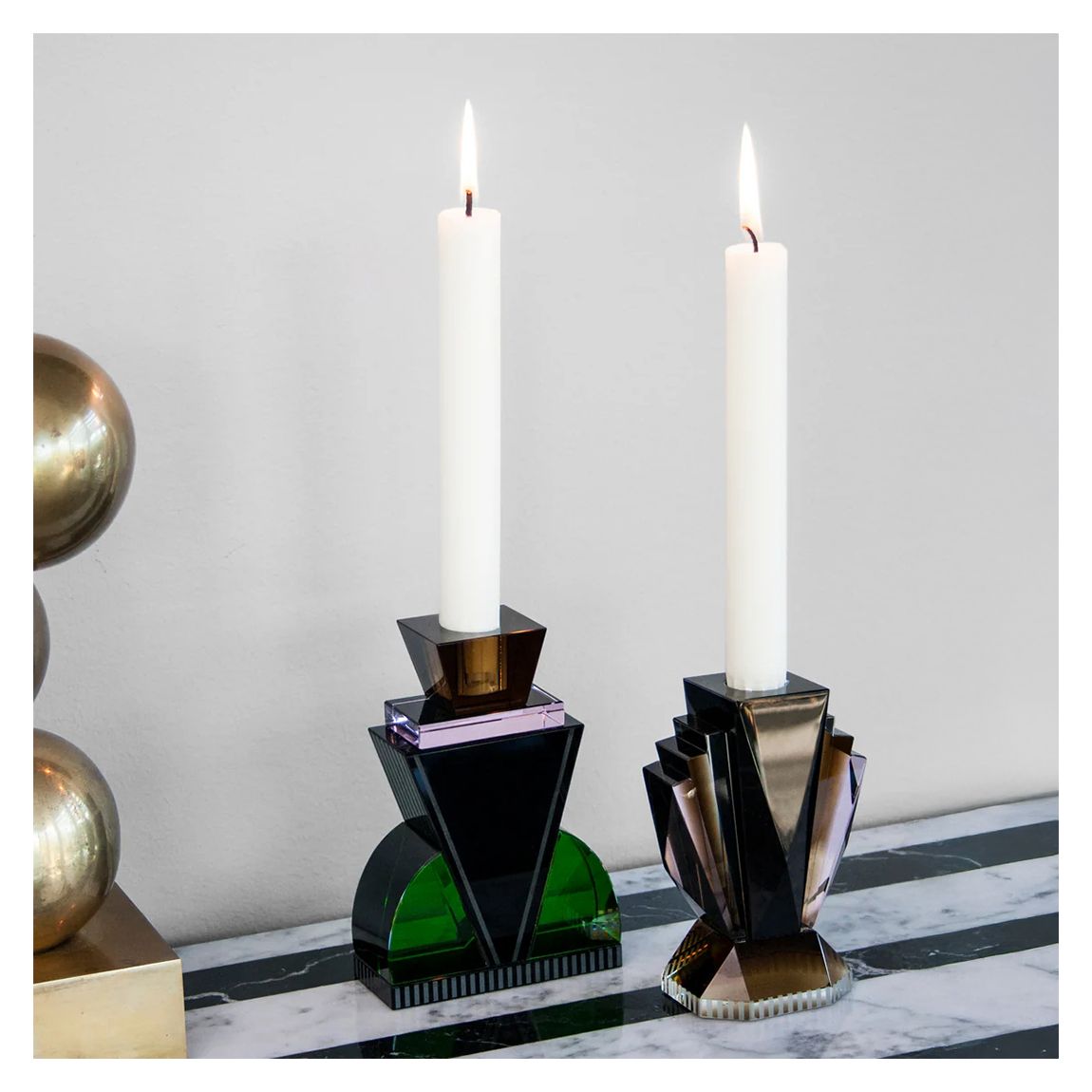 Multicoloured Brooklyn Candle Holder main product photo
