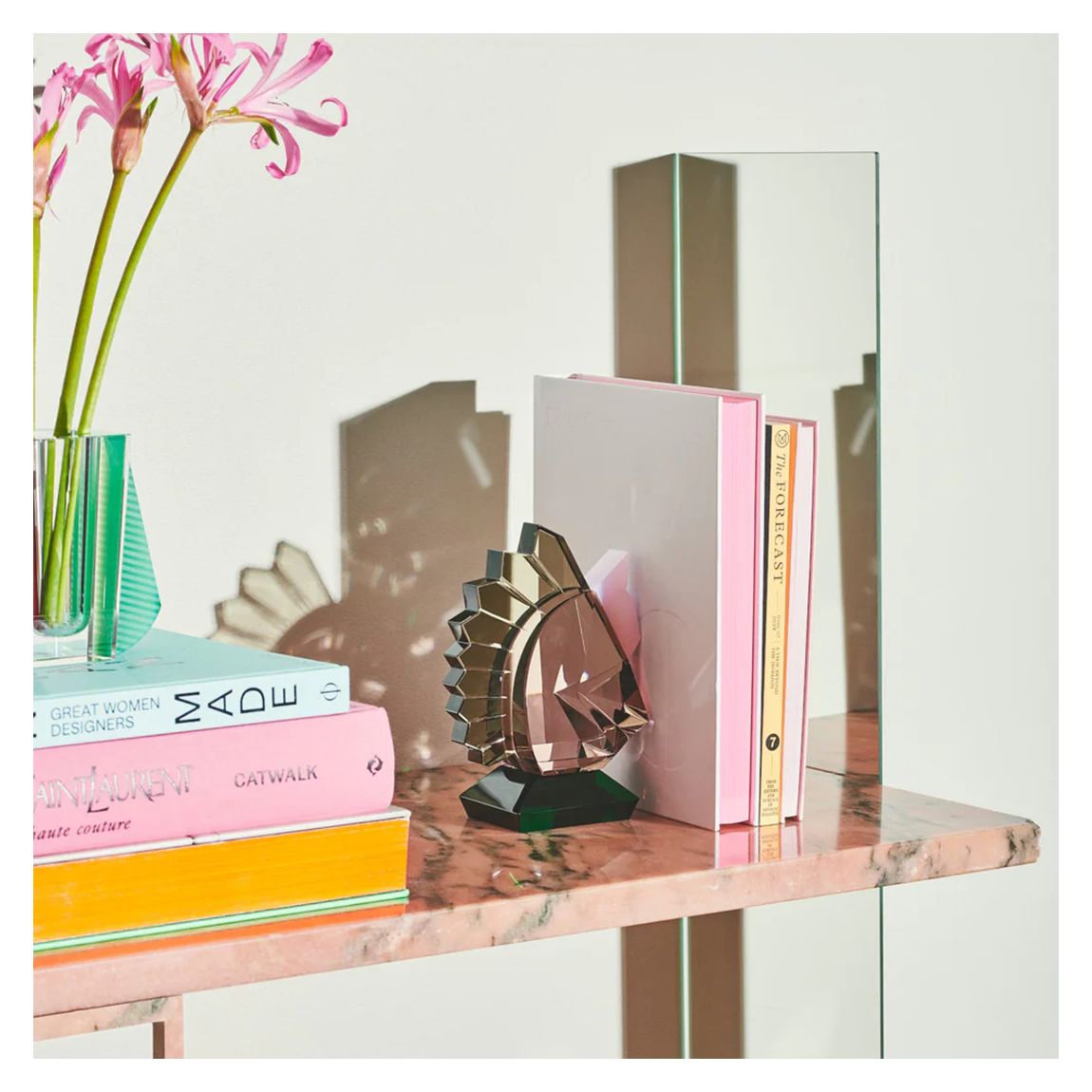 Rose Horse Bookend main product photo