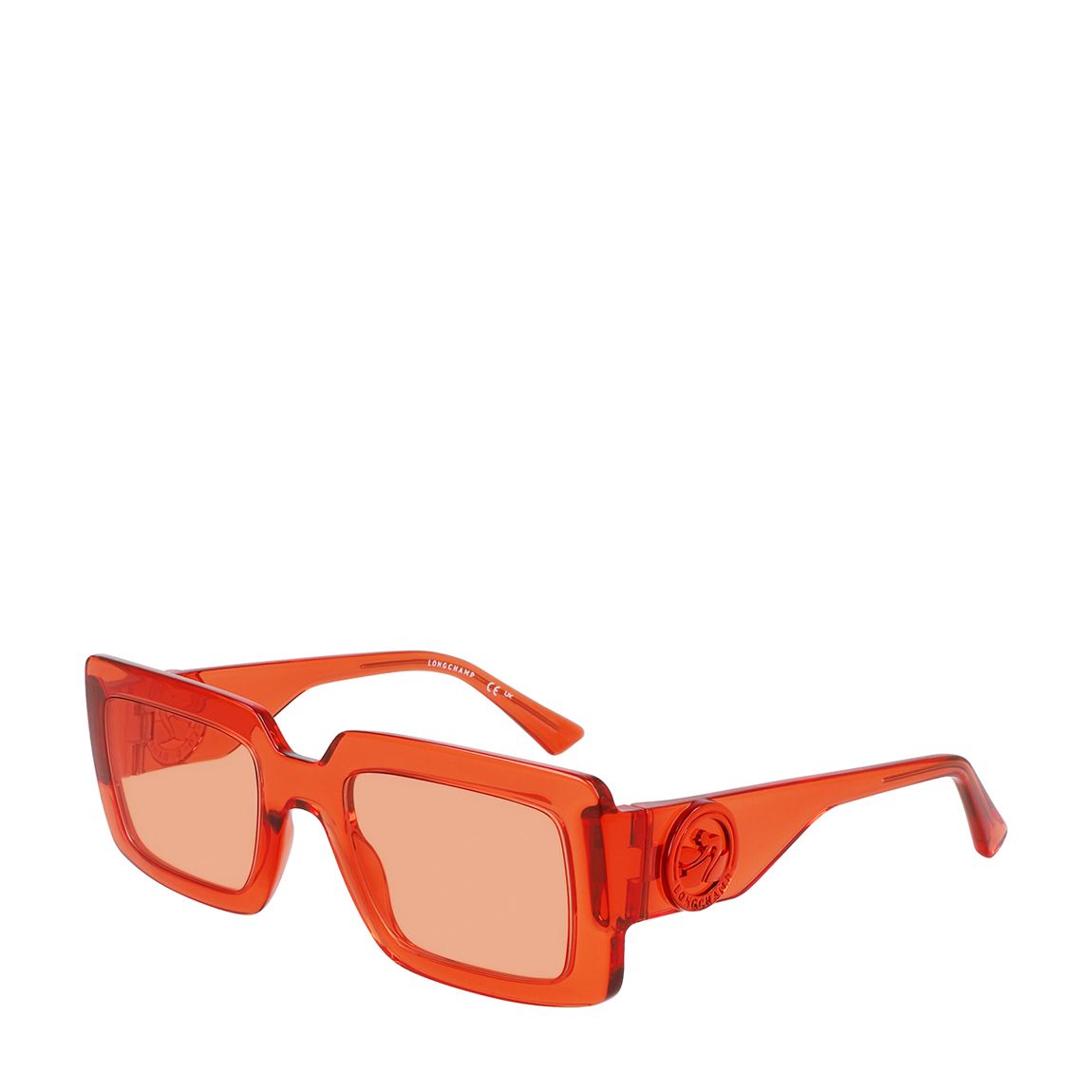 Orange Rectangle Sunglasses 53mm main product photo