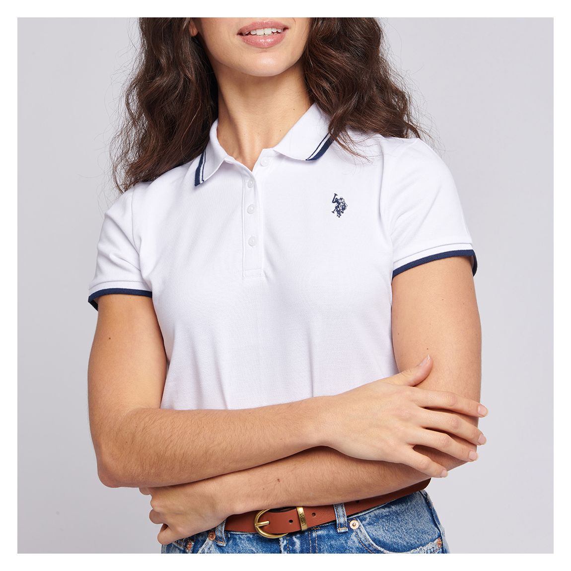 Bright White Polo Shirt main product photo