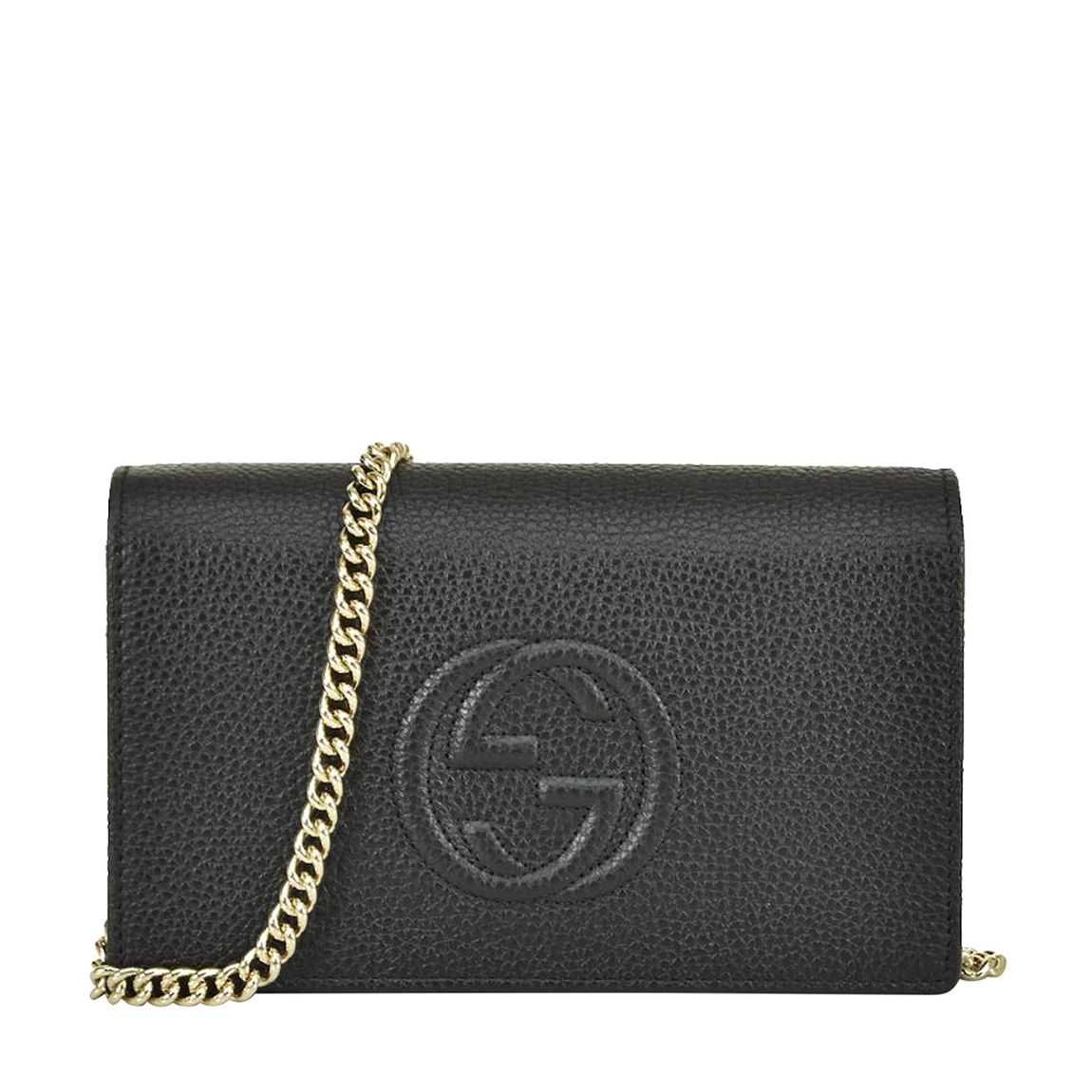 Black Leather Soho Women's Crossbody Bag main product photo