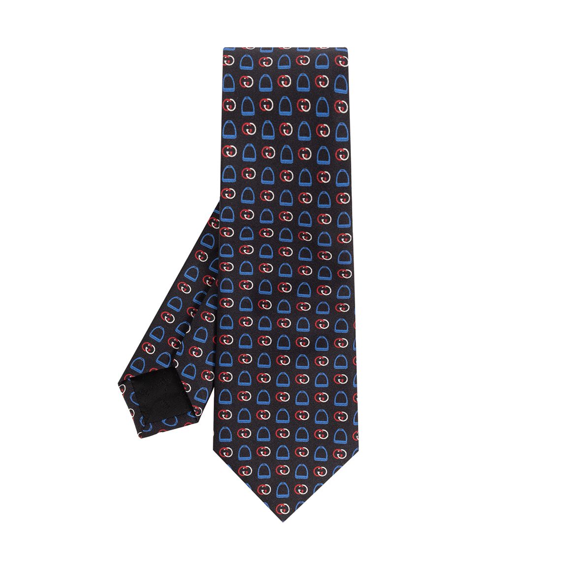 Men's Black Gucci Silk Tie main product photo