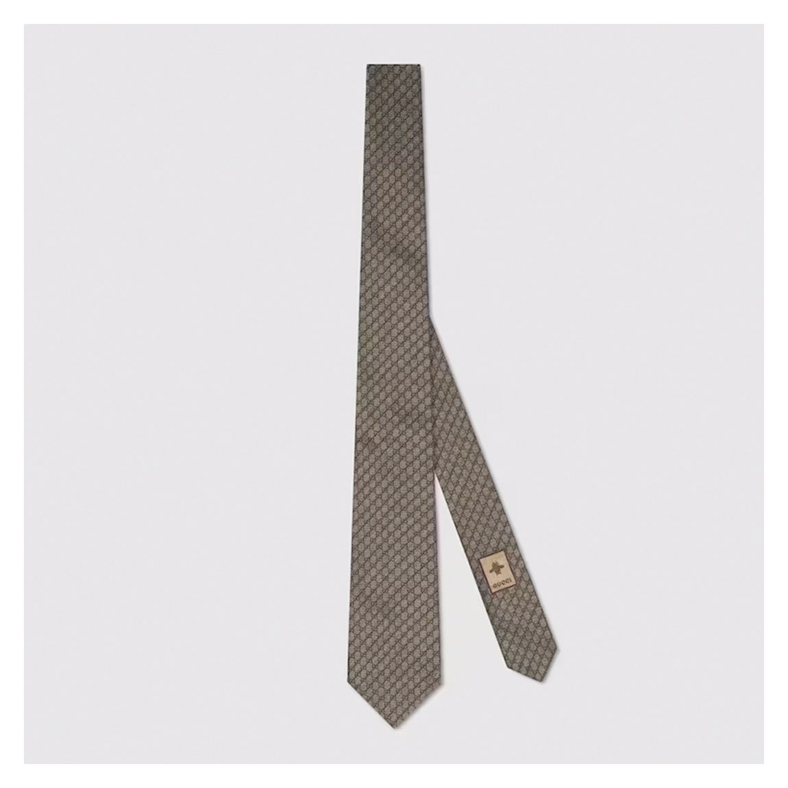 Men's Interlocking G silk wool jacquard tie main product photo