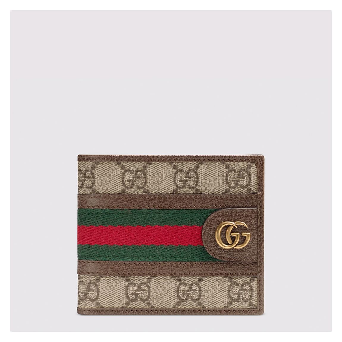 Men's Brown Ophidia wallet main product photo