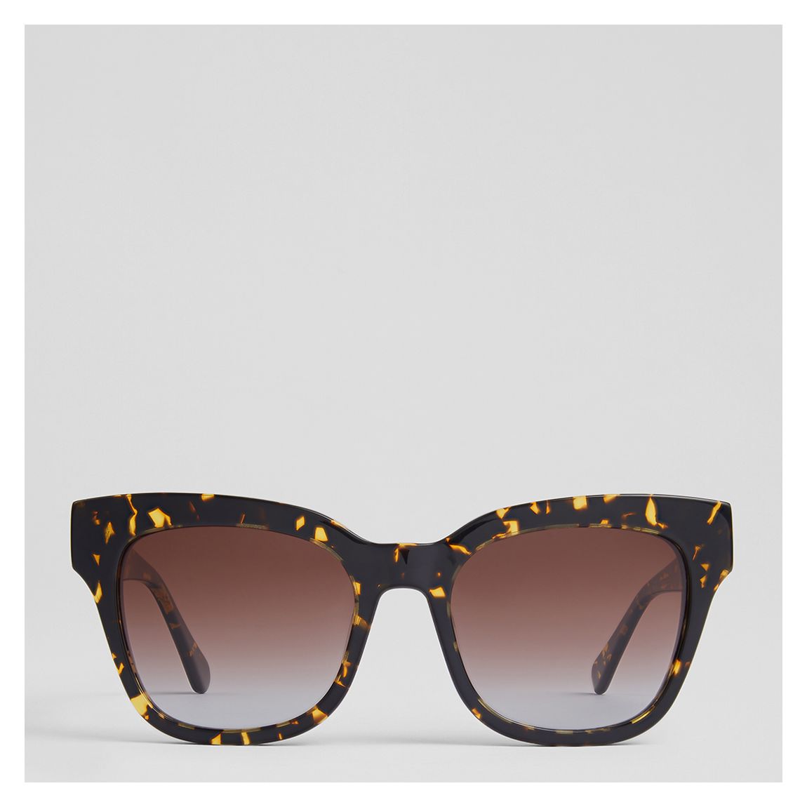 Sabella Brown Tortoise-Effect Acetate Sunglasses main product photo