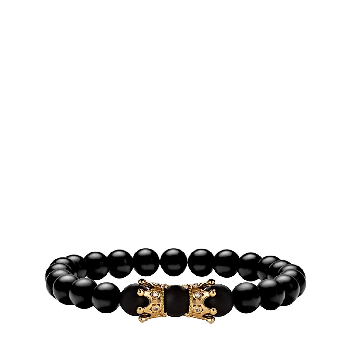18K Matte Onyx Open Design Bracelet main product photo